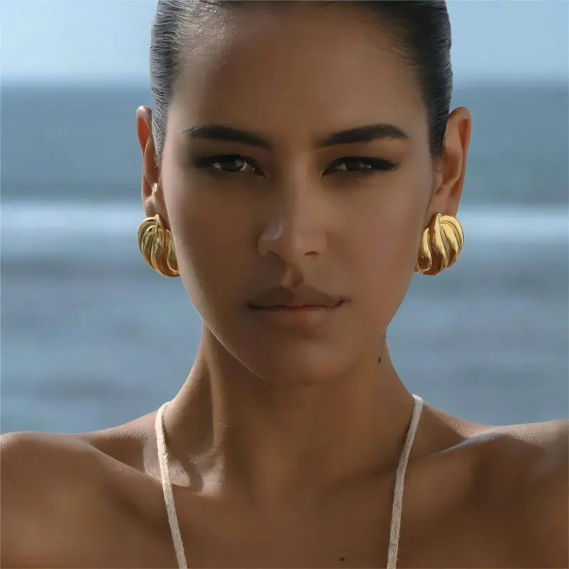 BOLD WAVES EARRINGS