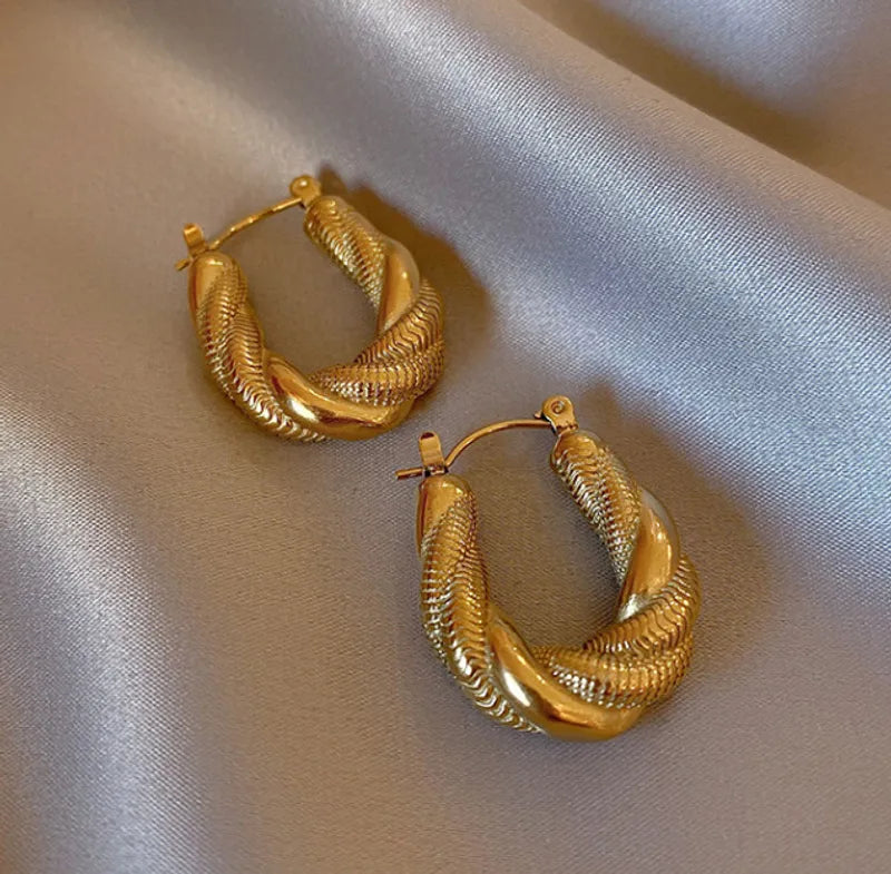 Twisted Elegance Hoops