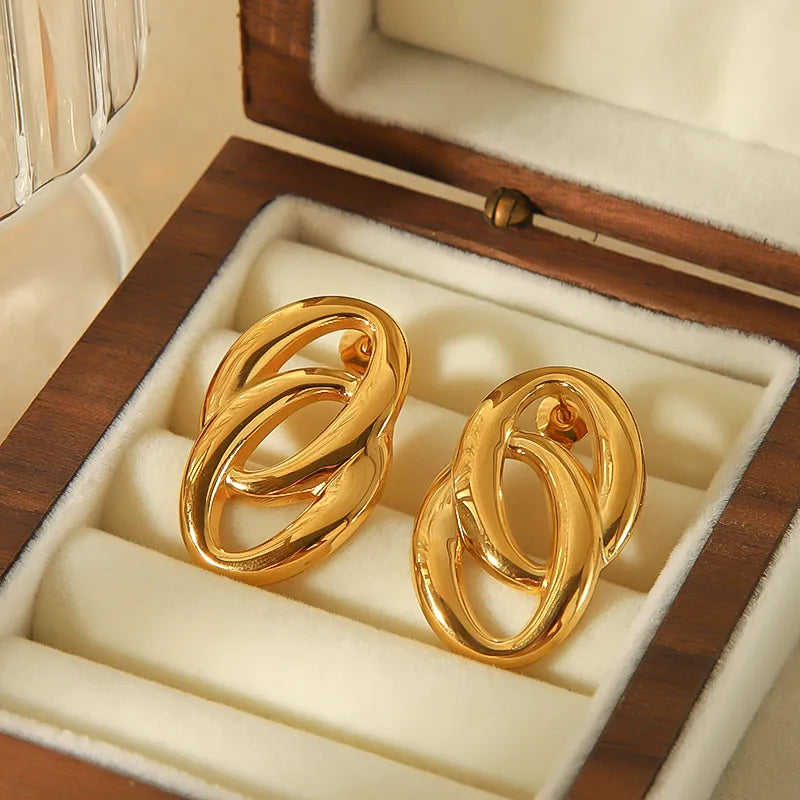 INFINITY LOOP EARRINGS