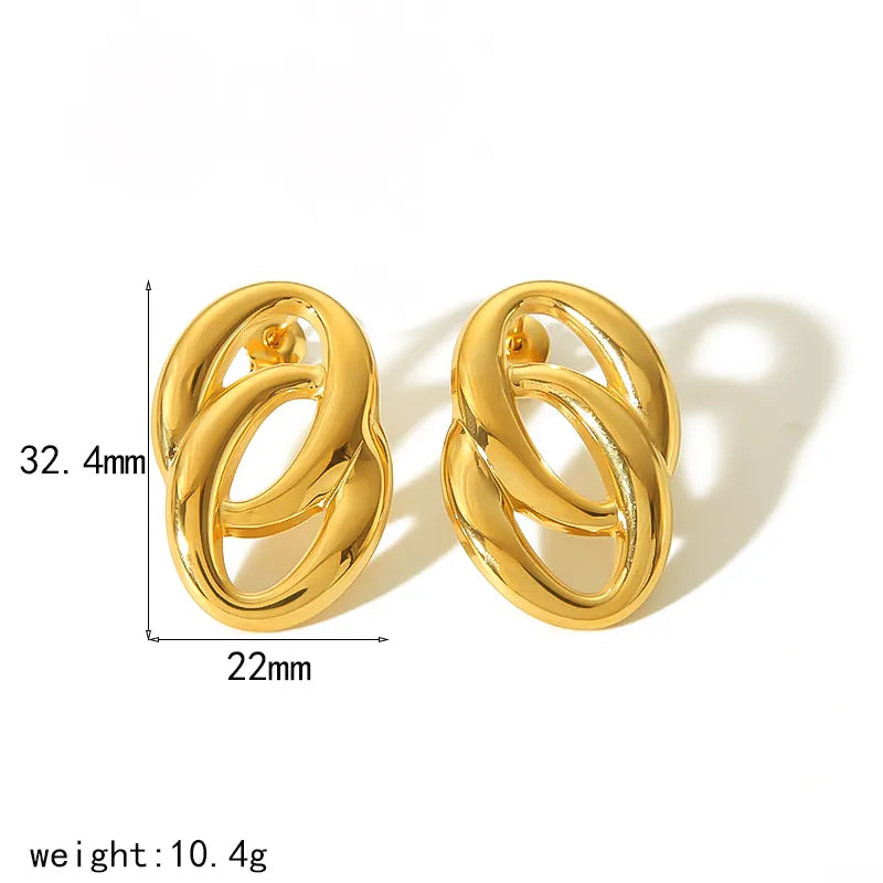 INFINITY LOOP EARRINGS